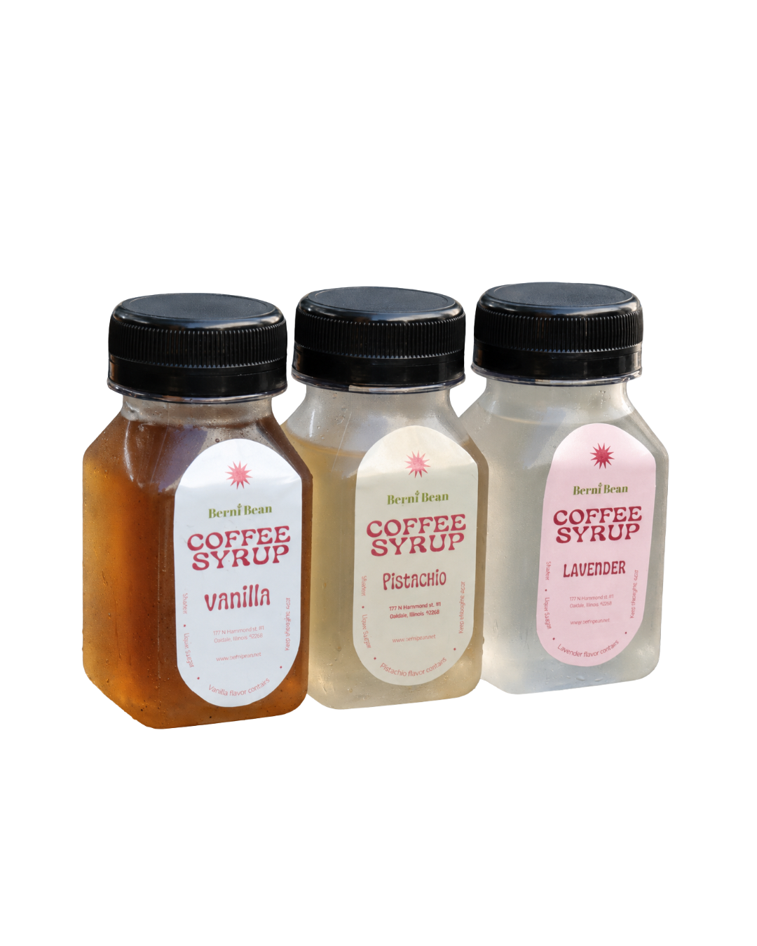 Trio Syrup collection