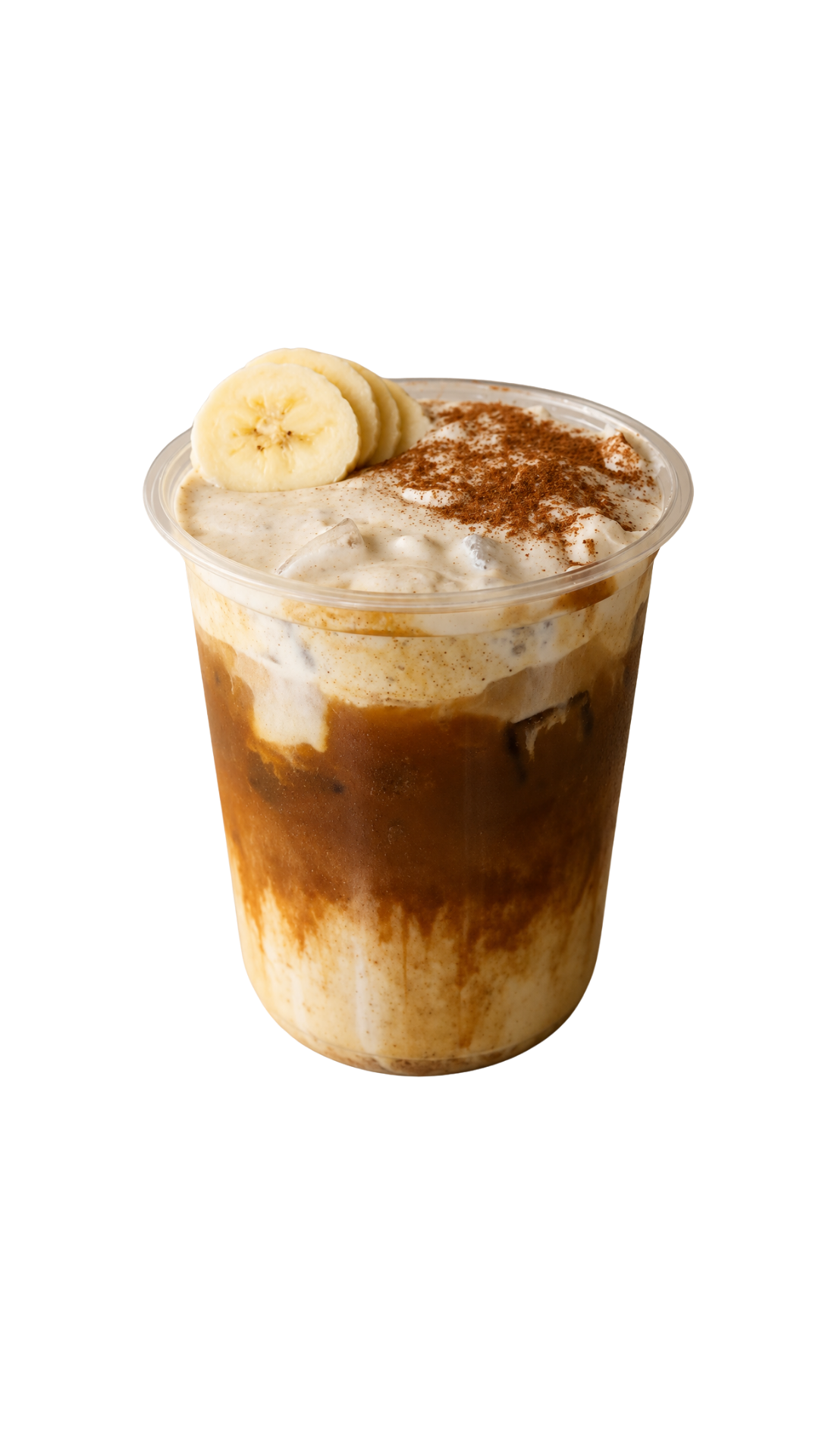 Berni Bean banana bread latte with banana and cinnamon