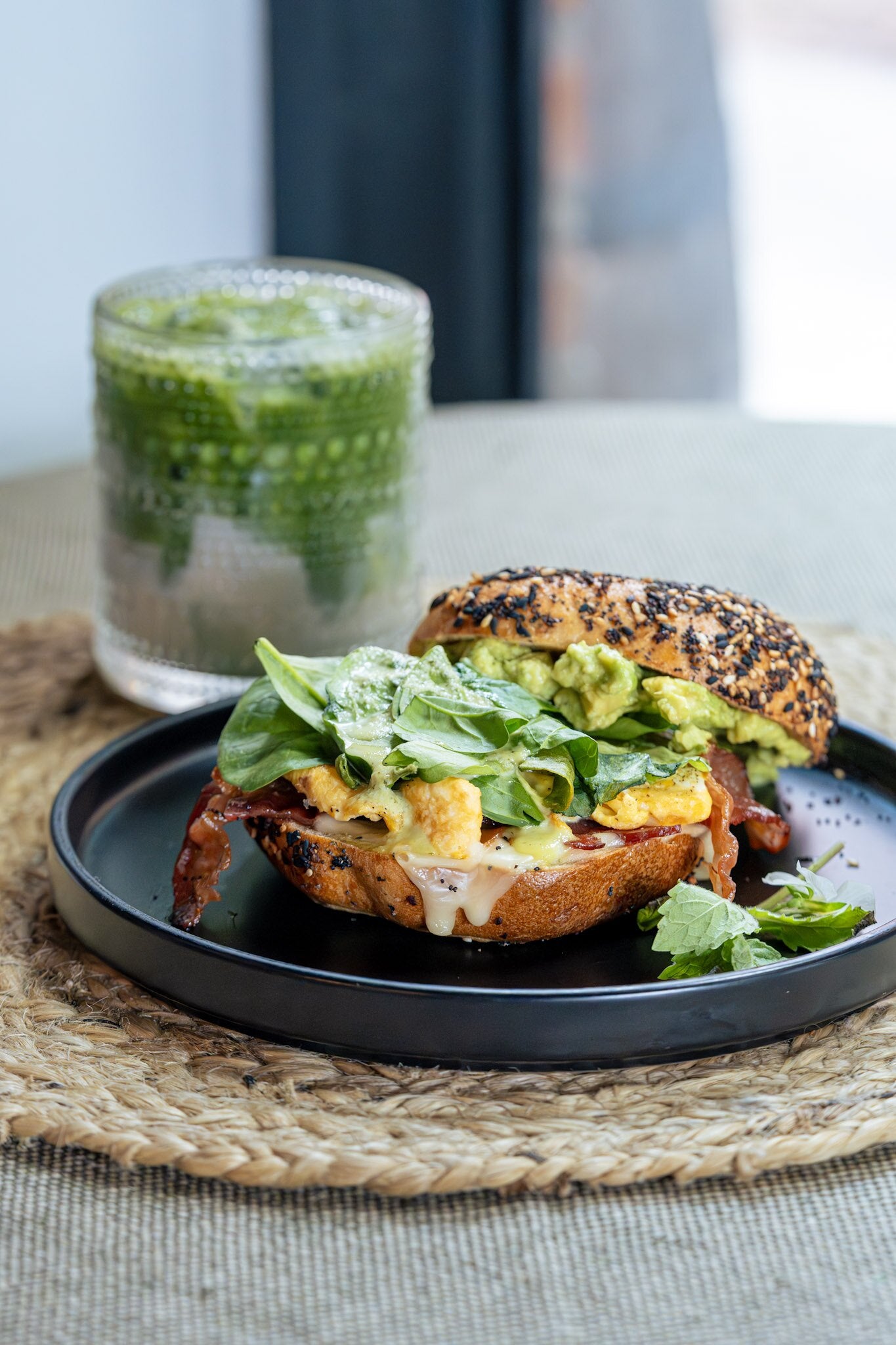 Berni Bean breakfast bagel