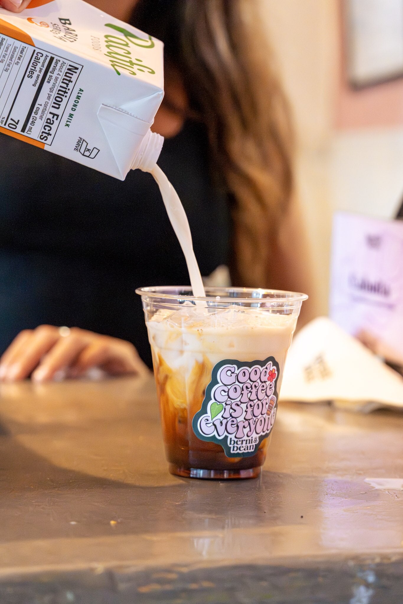 Berni Bean iced coffee