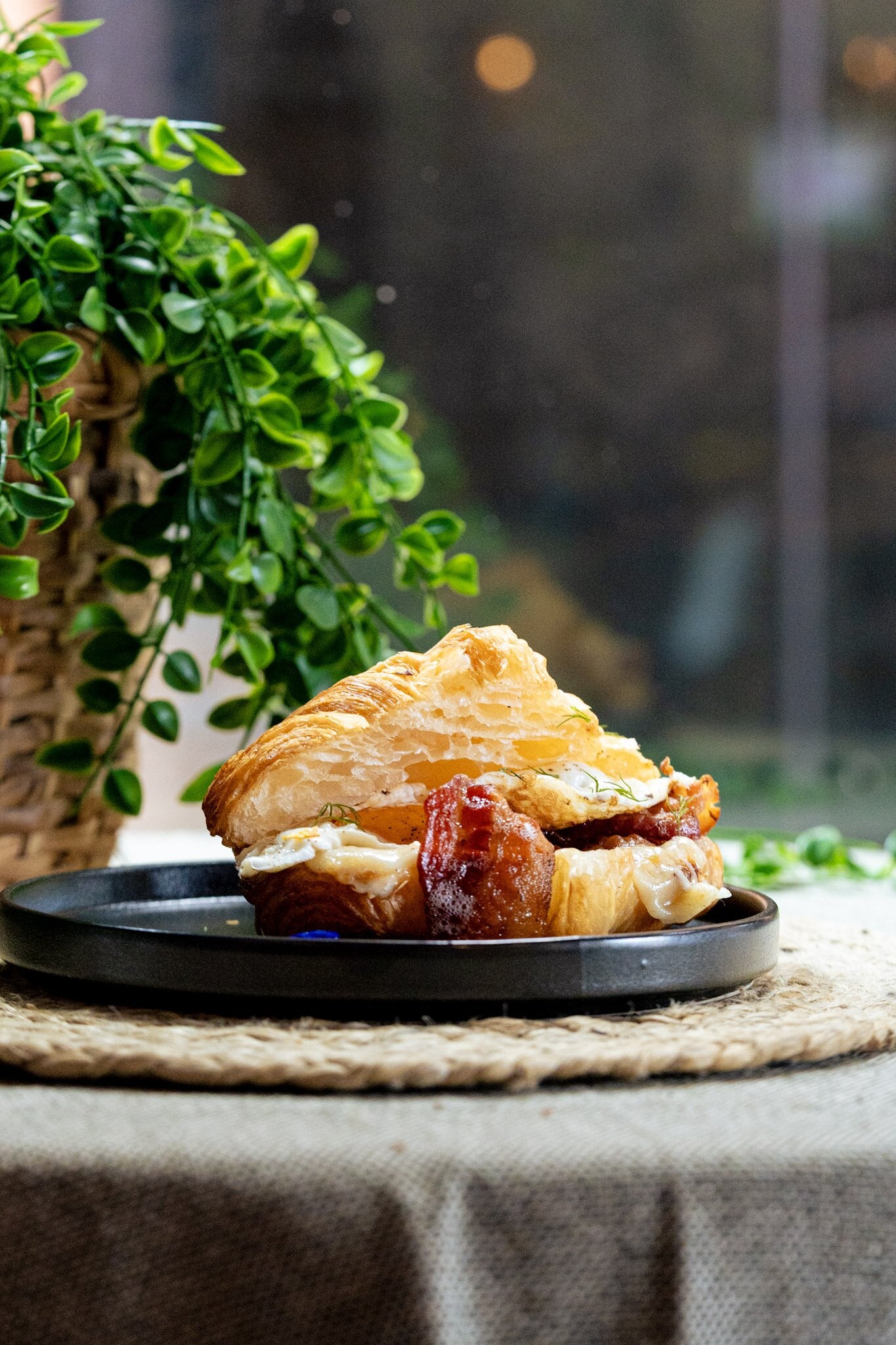 Berni Bean croissant sandwich