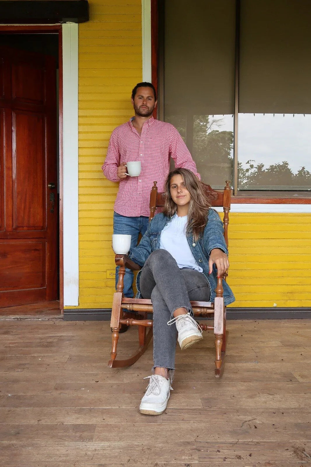 The Berni Bean founders in Costa Rica